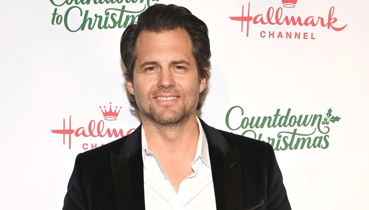 Kristoffer Polaha at a Hallmark Channel press event